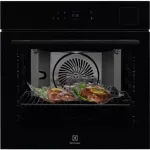 Juodos spalvos garinė orkaitė Electrolux EOABS39WZ