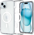 Spigen Ultra Hybrid (MagFit) dėklas skirtas Apple iPhone 15 Plus, Balta spalva