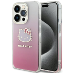 Apple iPhone 14 Pro Max Hello Kitty dėklas IML Gradient Electrop Kitty Head (HKHCP14XHDGKEP) rožinės spalvos