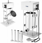 Virtuvinis kombainas Elektrinis de&scaron;rų užpildas su varikliu Royal Catering + 4 piltuvėliai 10L