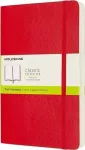 Moleskine Pastabos Classic L 13x21cm sklandžiai raudona