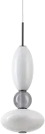 27W LED pakabinamas &scaron;viestuvas LUMIERE, baltos/juodos sp., 3000K