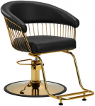 Activeshop Kirpyklos kėdė Hair System Lille Gold Juodas
