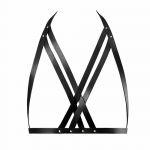 Bijoux Indiscrets - Maze Halter Bra Harness Juodas
