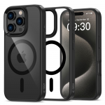Apple iPhone 16 Pro Max Tech-Protect Magmat MagSafe Clear dėklas telefonui juodos spalvos
