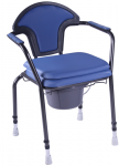 Herdegen Tualeto kėdė Open, mėlyna, reguliuojamo auk&scaron;čio