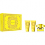 Versace Geltona Diamond rinkinys moterims (EDT, 50 ml + kūno losjonas, 50 ml + du&scaron;o želė, 50 ml)