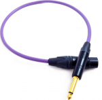 Kabelis Melodika Jack 6.3mm - XLR 17m violetinė