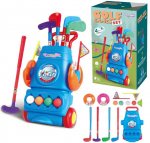 WOOPIE Golf Set + Wheeled Priedas Stand