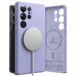 Ringke Silicone MagSafe Samsung Galaxy S25 Ultra - dėklas telefonui violetinės spalvos