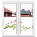 Dekoratyvinė balta matinė lipni plėvelė DECO38