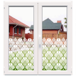 Dekoratyvinė balta matinė lipni plėvelė DECO19