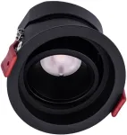 12W LED įleidžiamas pakreipiamas &scaron;viestuvas MT 147 LED, juodas, 3000K