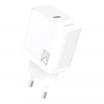 Dudao A27 25W GaN USB-C laidinis įkroviklis - baltos spalvos