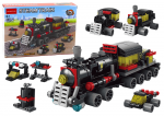 Lean Toys 6in1 Lokomotyvo Konstravimo Blokelių Rinkinys 118el