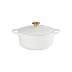 Le Creuset Ketaus puodas apvalus &Oslash;24cm | 4,2L baltas