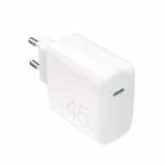 Puro PROLITE 45W USB-C laidinis įkroviklis - baltos spalvos