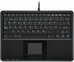 Klaviatūra Perixx Klaviatūra PERIBOARD-510 H PLUS USB su laidu Touchpad hiszpański i&scaron;dėstymas