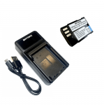 Pentax akumuliatorius D-Li90 1250 mAh + greitasis LED pakrovėjas