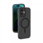 AmazingThing Titan Pro Mag dėklas su Magnetic Ring skirtas Apple iPhone 16 - juodos spalvos