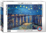 Dėlionė Žvaigždėta naktis vir&scaron; Ronos. Vincent van Gogh 1000