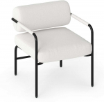 Bonideco Select Fotelis 70x65x71cm., baltos/juodos spalvos