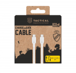 &bdquo;Tactical Stitch Thread&ldquo; laidas USB-C/USB-C 2m baltos spalvos