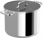 BergHOFF Helix Puodas su dangčiu 28x25cm