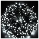 Eu Sandelis &Scaron;altai balta 100 LED vidaus/lauko girlianda 8m LAMP08B