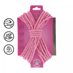 Ouch By Shots Rožinė ToyJoy Polyester Bondage Rope 10m Rožinė - Durable Restraint System