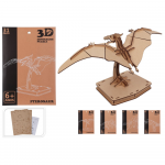 None Dėlionė Dinozauras 3D medinis, 4 rū&scaron;ys