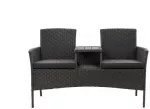 Domoletti BENCH OUTDOOR DOUBLE WITH CUSHIONS HUGO
