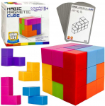 WOOPIE 3D Magnetiniai Tetris Kubai su Kortelėmis