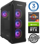 Stacionarus kompiuteris INTOP Ryzen 5 3600 32GB 1TB SSD M.2 NVME RTX5060Ti 16GB no-OS (RW67541NS) (Atnaujinta)