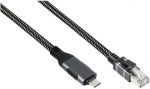 GoodConnections Good Connections Ethernet-Kabelis USB-C RJ45, anthrazit, 1,0m
