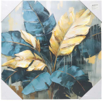 Besk Drobė su 3D spauda, 50x50 cm, 3 lapai