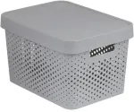 Curver Infinity Recycled 17L 36x27x22cm pilka