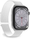 Puro Sportinio i&scaron;maniojo laikrodžio dirželis skirtas Apple Watch (42/44/45/49 mm) | Nailonas | baltas