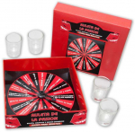 Diablo Picante Passion Roulette Shots Game Set with 4 Glasses
