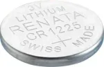 Solar Plus Elektroninė ličio baterija 3,0 V, 48 mAh, CR1225 &Oslash;12,5 mm, auk&scaron;tis 2,5 mm