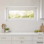 Požeminio lango RISOR 50 x 55 cm PVC ir stiklas