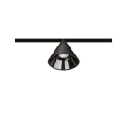 12,4W LED &scaron;viestuvas į magnetines sistemas WIZ 48V, juodas, 3000K, DALI