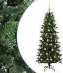 Dirbtinė kalėdinė eglutė su rutuliuku 150 cm 150 LED