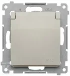 Kontakt-Simon Simon 54 Premium Ki&scaron;tukinis lizdas IP44 versijai su tarpine (modulis), varžtiniais gnybtais, ka&scaron;myrinis (DGZ1BZ.01/42)
