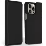 Accezz Premium odinis plonas atverčiamas dėklas, skirtas iPhone 15 Pro Max &ndash; juodas