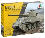 Italeri M36B1 90mm GMC savaeigio pabūklo surenkamas modelis 1/35, 96538