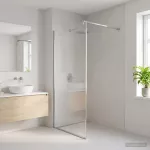 Du&scaron;o sienelės laikiklis 70-120 cm 6/8 mm stiklui Chromo