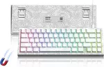 LQXQ žaidimų klaviatūra su magnetiniais Hall efekto jungikliais, USB-C, 8000 Hz M68 HE