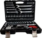 Galvučių ir raktų komplektas Boxer BX-012S, 110 vnt.