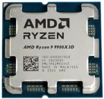 Procesorius AMD Ryzen 9 9900X3D procesoriaus lustų plok&scaron;telė